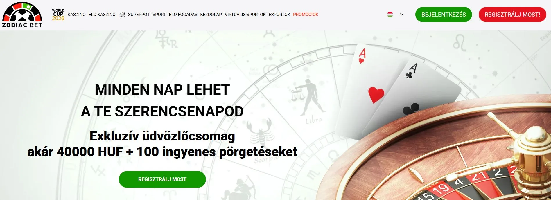 külföldi online kaszinók magyar játékosoknak ZodiacBet